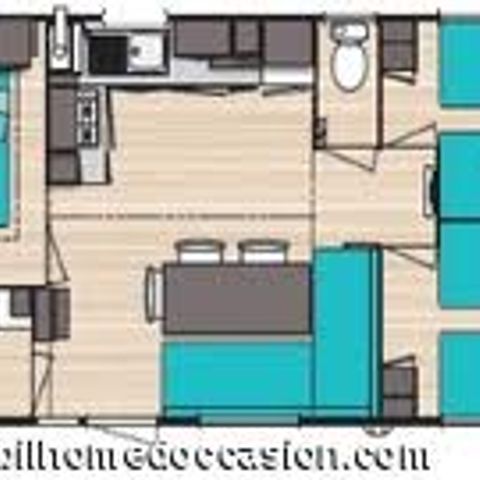 Stacaravan 6 personen - O'HARA O'PHEA 834