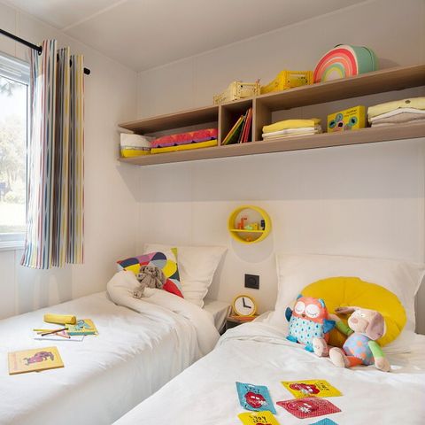 Stacaravan 6 personen - Mobile-home | Comfort | 3 Slaapkamers | 6 Pers. | Verhoogd terras | Airconditioning