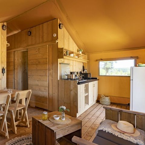 Safaritent 5 personen - LODGE 5p 2bed ****