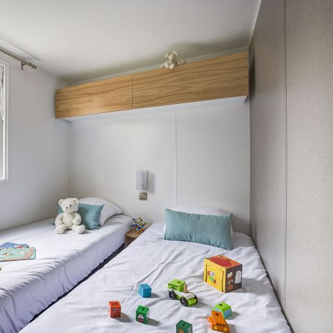 Stacaravan 6 personen - COTTAGE CHEVERNY 6p 3ch 2SdB Clim PREMIUM