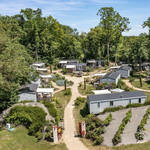 Stacaravan 6 personen - COTTAGE CHEVERNY 6p 3ch 2SdB Clim PREMIUM