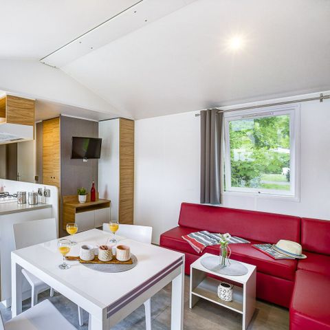 Stacaravan 6 personen - COTTAGE CHEVERNY 6p 3ch 2SdB Clim PREMIUM