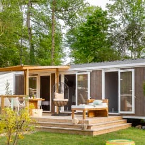 Stacaravan 4 personen - Vakantiehuis Cheverny 4p 2bed 2bad Premium