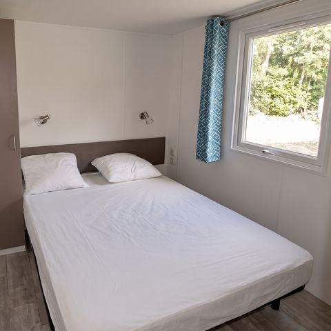Stacaravan 6 personen - LOGGIA BAY rivierzicht - 2 slaapkamers - TV - CLIM - LV