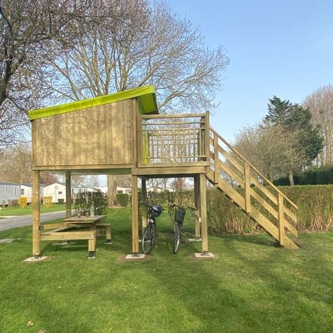 Accommodatie 2 personen - Camping Etoile 4m² - Voor wandelaars en fietsers