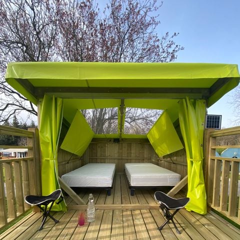 Accommodatie 2 personen - Camping Etoile 4m² - Voor wandelaars en fietsers