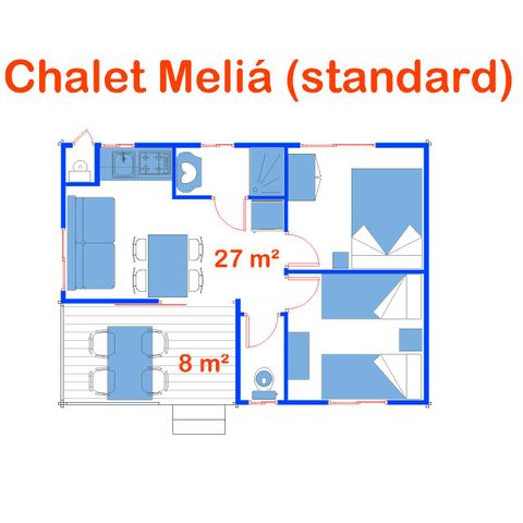 Chalet 6 personen - Standaard