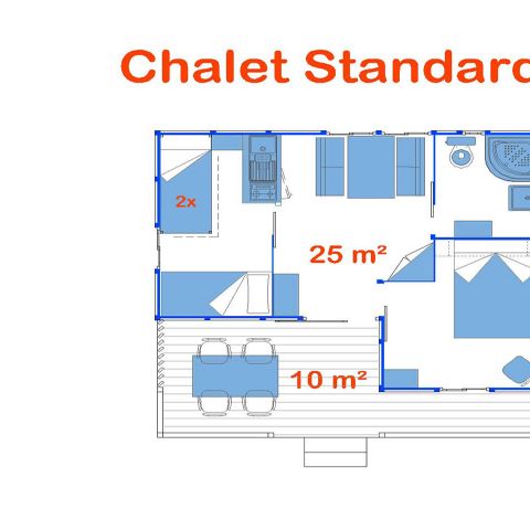 Chalet 6 personen - Standaard