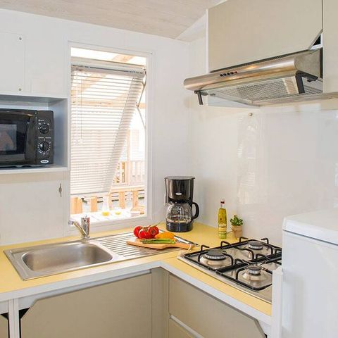 Stacaravan 4 personen - Klassiek | 2 slaapkamers | 4 pers. | Eenpersoons terras | Airconditioning