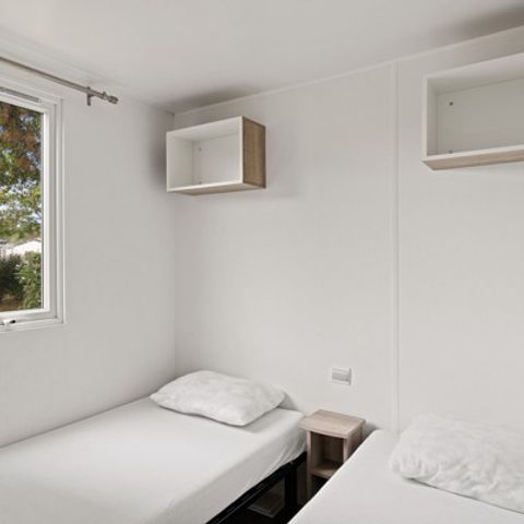 Stacaravan 4 personen - Comfort | 2 slaapkamers | 4 pers | Eenpersoons terras | Airconditioning