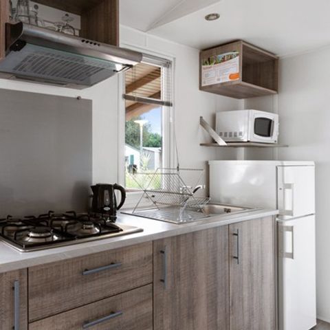 Stacaravan 4 personen - Comfort | 2 slaapkamers | 4 pers | Eenpersoons terras | Airconditioning