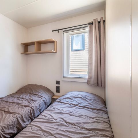 Stacaravan 6 personen - Mobile-home | Comfort | 3 Slaapkamers | 6 Pers. | Verhoogd terras | Airconditioning