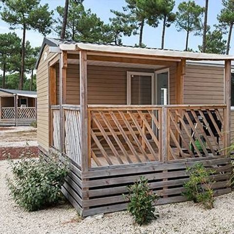 Stacaravan 6 personen - Comfort | 3 slaapkamers | 6 pers | Eenpersoons terras | Airconditioning