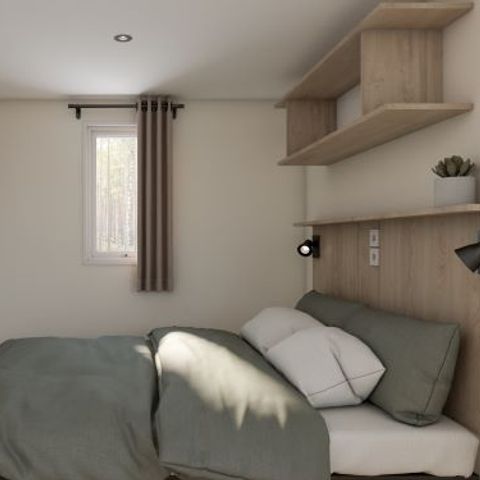 Stacaravan 6 personen - Premium - 33 m² (3 slaapkamers) + Overdekt terras