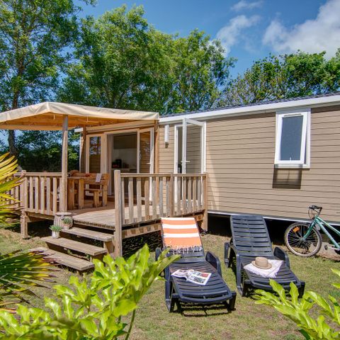 Stacaravan 4 personen - Cottage Privilège TV LV - 2 slaapkamers - 4 slaapplaatsen