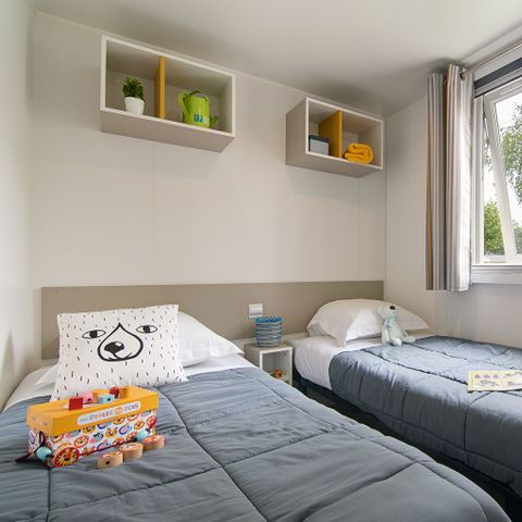 Stacaravan 6 personen - Cottage Privilège TV LV - 3 slaapkamers - 6 slaapplaatsen