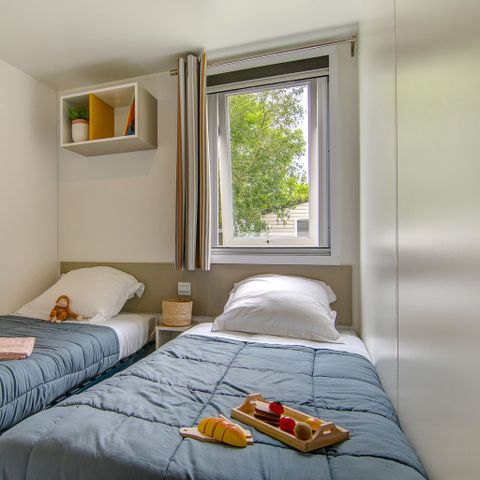 Stacaravan 6 personen - Cottage Privilège TV LV - 3 slaapkamers - 6 slaapplaatsen