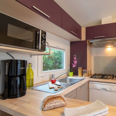 Stacaravan 7 personen - COTTAGE Glénan 6/7p 3ch ***