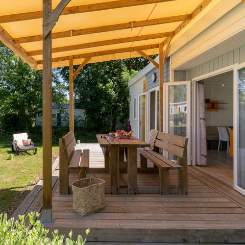 Stacaravan 5 personen - COTTAGE 4/5p 2ch ***