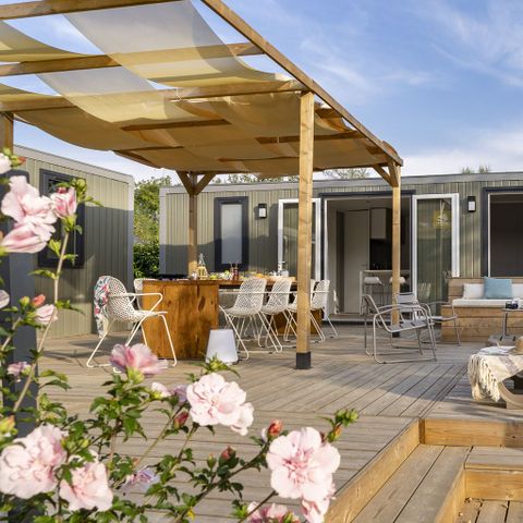 Stacaravan 10 personen - COTTAGE FRIENDS 10p 5ch ****<br/>