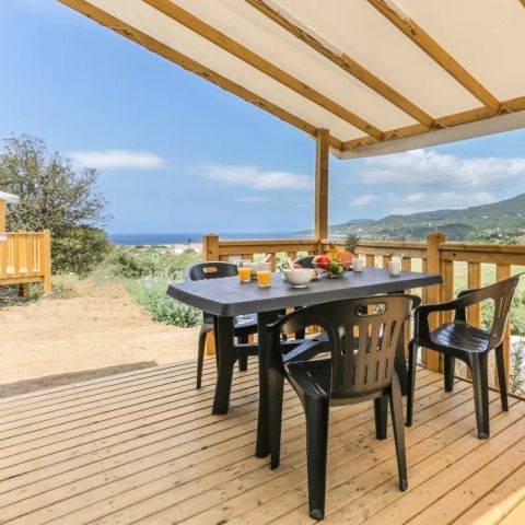 Stacaravan 6 personen - Zeezicht 4 Kamers 6 Personen Airconditioning + TV
