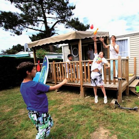Stacaravan 6 personen - Vrije tijd 4 kamers 6 personen + TV