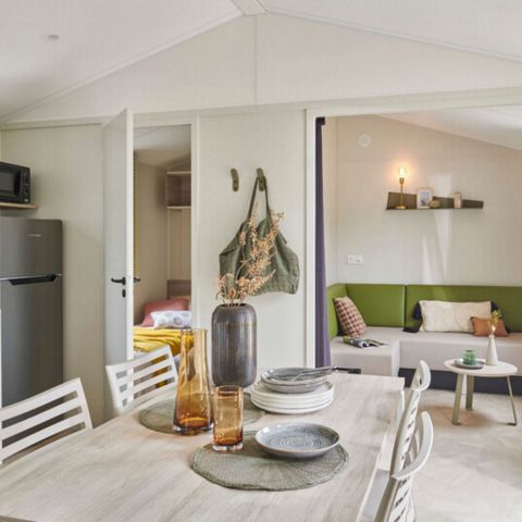Stacaravan 6 personen - Stacaravan Evasion 6 personen 2 kamers 28m² - Stacaravan voor 6 personen