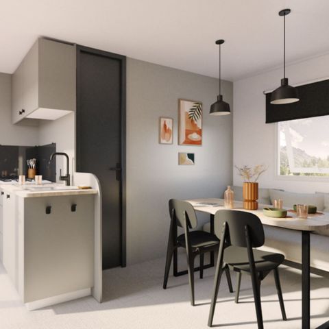 Stacaravan 4 personen - Stacaravan 4-persoons 2 kamers Cocoon 23m² - Stacaravan
