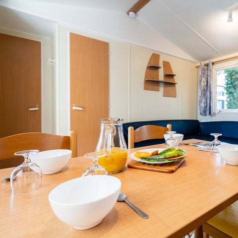 Stacaravan 5 personen - AZUR - 2 slaapkamers met TV