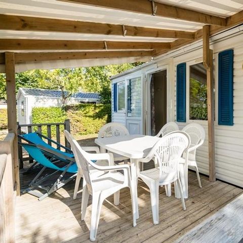 Stacaravan 5 personen - AZUR - 2 slaapkamers met TV