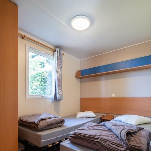 Stacaravan 5 personen - AZUR - 2 slaapkamers met TV