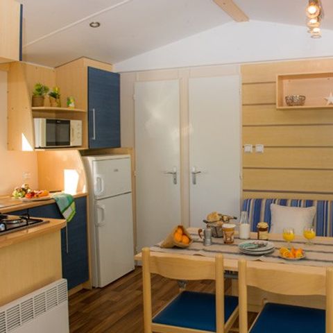 Stacaravan 4 personen - Classic XL | 2 slaapkamers | 4 pers. | Verhoogd terras
