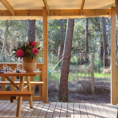 Lodge 6 personen - Cottage Floresta "Boszicht" 6p - 3 slaapkamers - TV - Airconditioning