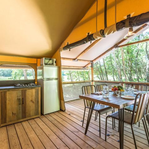Safaritent 5 personen - Tente Kenya 4/5p - 2 slaapkamers