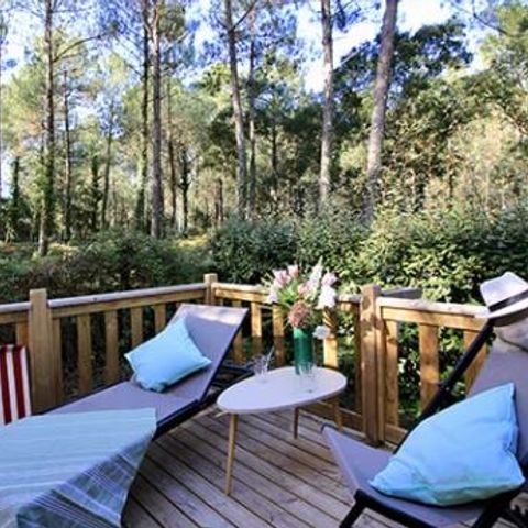 Lodge 5 personen - Cottage Floresta "Boszicht" 4/5p - 2 slaapkamers - TV - Airconditioning