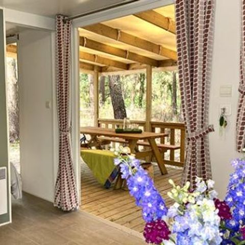 Lodge 5 personen - Cottage Floresta "Boszicht" 4/5p - 2 slaapkamers - TV - Airconditioning