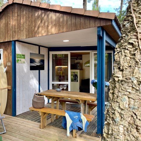 Chalet 5 personen - Chalet Goudkust 4/5p - 2 Slaapkamers - TV - Airconditioning