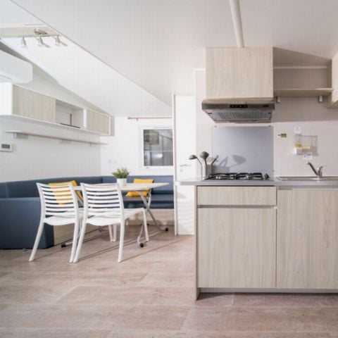Stacaravan 10 personen - Landae TRIBU 5bed 10 pers