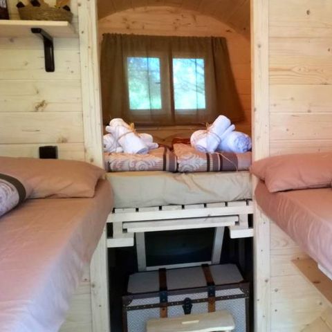 Ongewoon 4 personen - BELLA TENT BARRIQUE - Zonder sanitair