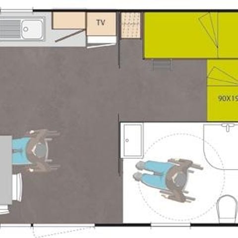Chalet 4 personen - Cottage Caborde PMR