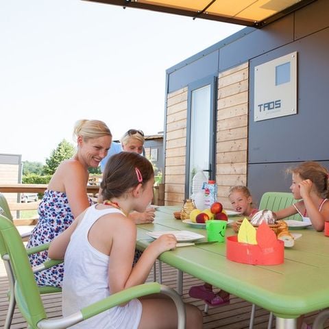 Stacaravan 5 personen - Huisje Vesontio Prestige - 36m2 - 2 slaapkamers, 2 badkamers