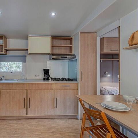 Stacaravan 6 personen - Stacaravan | Comfort | 3 Slaapkamers | 6 Pers. | Verhoogd terras