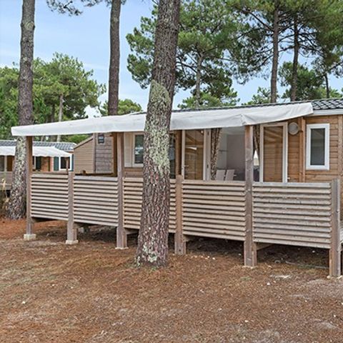 Stacaravan 6 personen - Comfort XL | 3 slaapkamers | 6 pers. | Verhoogd terras
