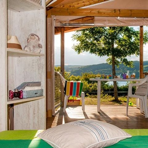 Lodge 5 personen - Eco-Lodge Tent | 2 Slaapkamers | Capaciteit 4/5 personen | Zonder badkamer