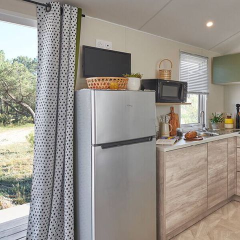 Stacaravan 6 personen - Premium | 3 slaapkamers | 6 pers | Lounge terras | 1 badkamer | Airconditioning | TV