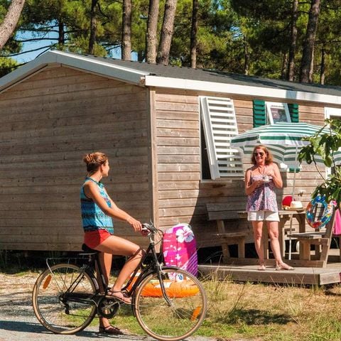 Stacaravan 6 personen - Stacaravan Comfort + 6 personen Airconditioning (ca.35m²)