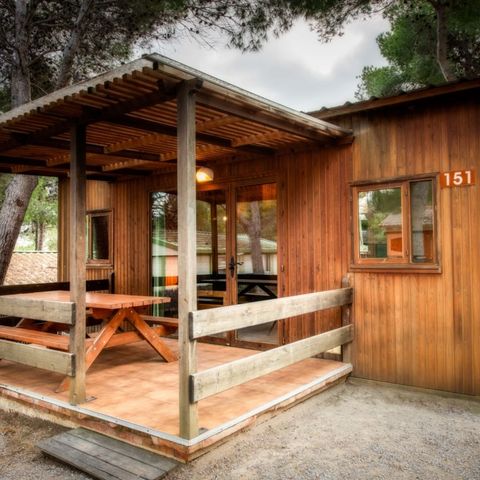 Chalet 4 personen - S150 - AIRCONDITIONING - TV - BEDLINNENPAKKET - EINDSCHOONMAAK