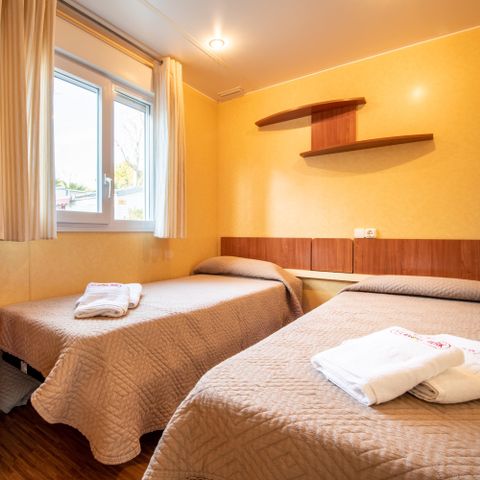 Stacaravan 4 personen - 2 slaapkamers