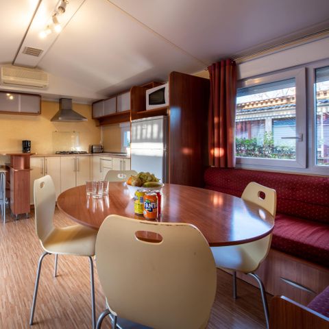 Stacaravan 4 personen - 2 slaapkamers