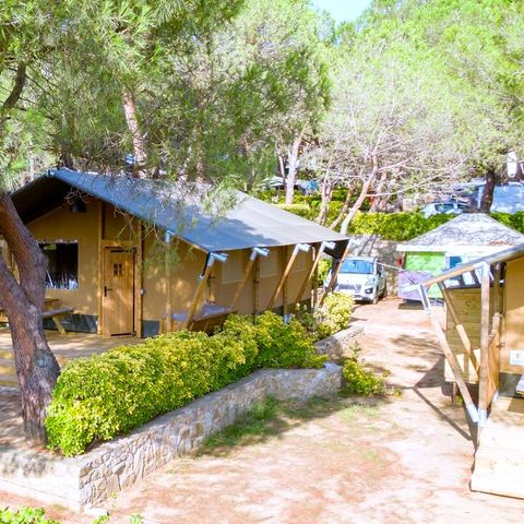 Glampingtent 5 personen - Safari Castell